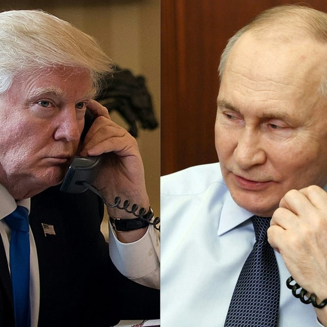 US-Präsident Donald Trump und Wladimir Putin haben am Montag miteinander telefoniert.