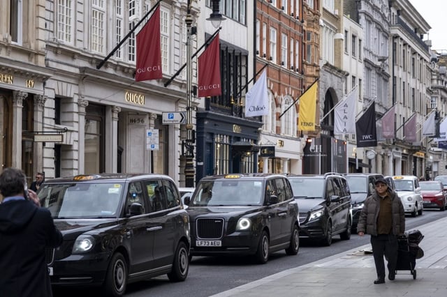 London&#39;s Bond Street is the epicentre of the UK luxury goods industry (Photo: Mike Kemp/In Pictures)