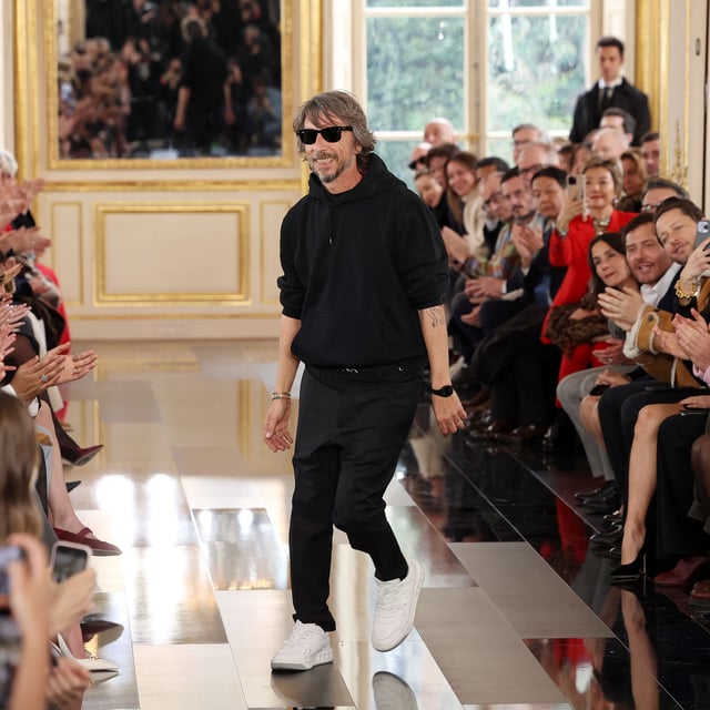 Balenciaga Designer Pierpaolo Piccioli Takes Bow at Valentino