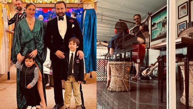 Kareena Kapoor Shares Pic Of Saif Ali Khan, Taimur Playing Guitar, Says She Doesn't Regret Missing Guns N' Roses Concert