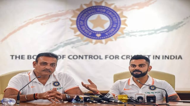 Virat Kohli with Ravi Shastri | Image: PTI