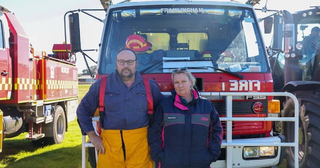 CFA volunteers Patrick Brewer and Shari Henderson are not happy about the new levy. Picutre by Sophia Baker