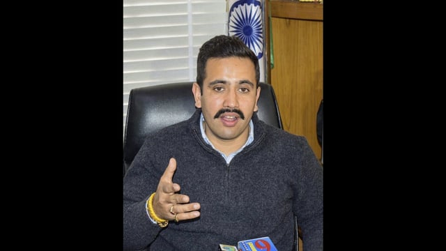 Himachal public works minister Vikramaditya Singh (HT File)