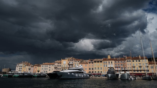 Des orages ponctuellement forts éclatent dans une atmosphère instable, en Provence Côte d’Azur. (Image d’illustration).