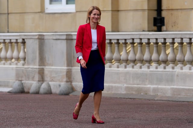 European Union High Representative for Foreign Affairs and Security Policy, Kaja Kallas, arrives to attend the UK-EU Summit at Lancaster House on May 19, 2025 in London, England.  Carl Court/Pool via REUTERS