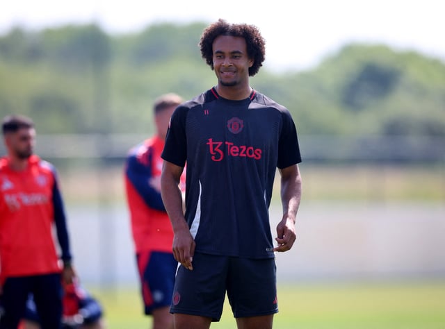 Soccer Football - Europa League - Final - Manchester United Training - Trafford Training Centre, Carrington, Britain - May 20, 2025 Manchester United's Joshua Zirkzee during training Action Images via Reuters/Ed Sykes/File Photo