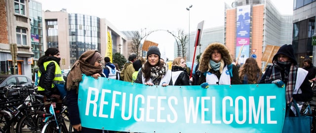 EU: European drivers take to the wheel to demand action for refugees in Brussel. Amnesty International, together with other organisations, is supporting the grassroots initiative. ‘Let’s Bring Them Here’, which was set up by a group of activists in the Netherlands.