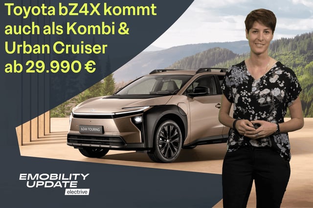 Toyota bringt Elektro-Kombi und den kompakten Urban Cruiser ab 29.990 €