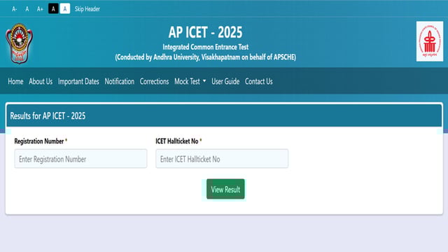 AP ICET Result 2025 declared at cets.apsche.ap.gov.in, direct link here