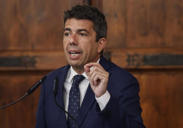Imagen de archivo del presidente de la Generalitat, Carlos Mazón
