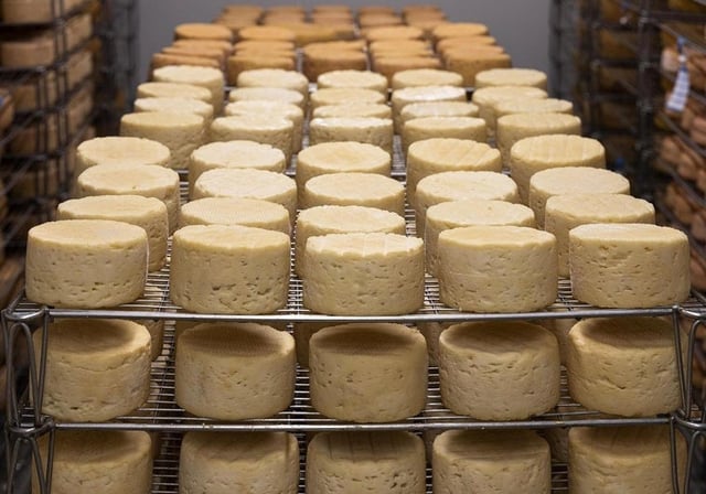Imagen de archivo de una producción de queso