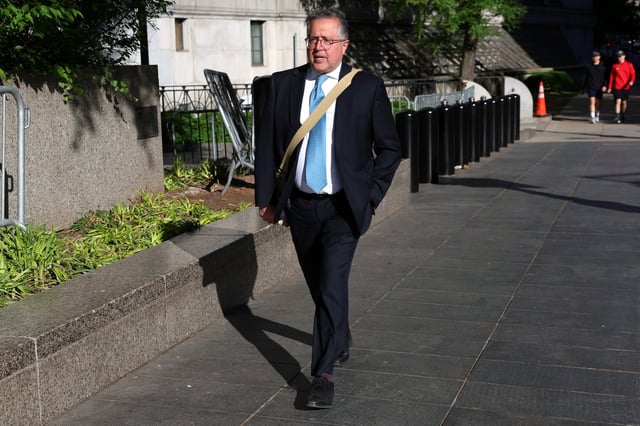 Marc Agnifilo, attorney for Sean "Diddy" Combs, arrives at Federal court for the Sean "Diddy" Combs' sex trafficking and racketeering conspiracy trial at U.S. court in Manhattan, in New York City, U.S., May 20, 2025. REUTERS/Brendan McDermid