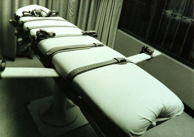 Matthew Johnson, 49, is to die by lethal injection at the Texas State Penitentiary for the 2012 murder of Nancy Harris, a 76-year-old grandmother