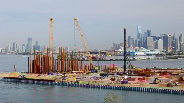 Infrastructure to support the Empire Wind project includes a turbine manufacturing and training centre under construction in Brooklyn, New York