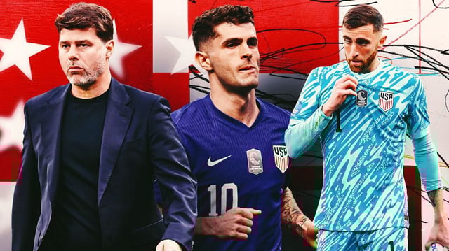 Mauricio Pochettino, Christian Pulisic, Matt Turner HIC