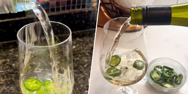 Add Jalapeños to white wine.