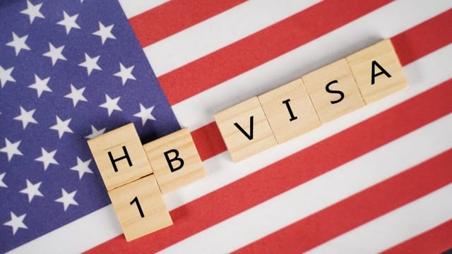 The decline in H-1B applications is attributed to economic slowdown and increased registration fees, leading companies to adopt a conservative approach.