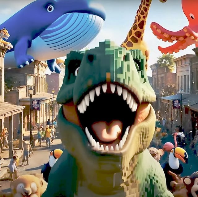 This AI-generated video was shown at the Google I/O 2025 keynote.
