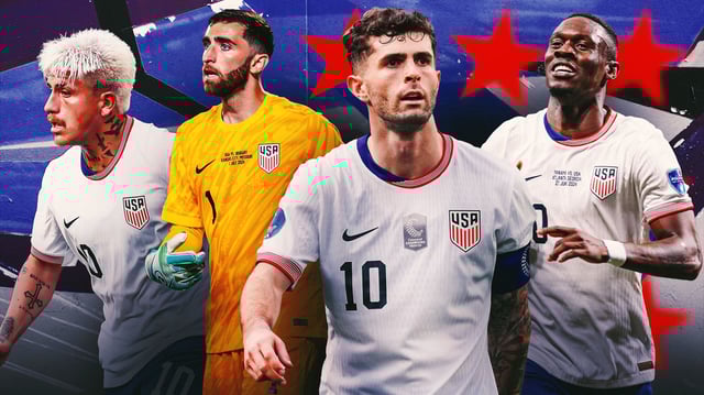 Christian Pulisic, Matt Turner, Folarin Balogun, Diego Luna USMNT