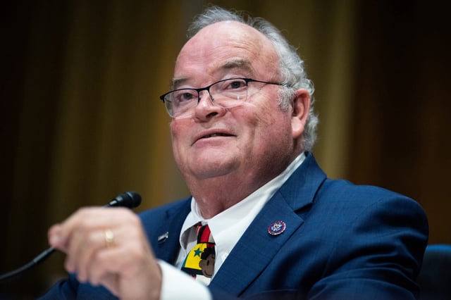 Former Missouri Republican Rep. Billy Long, nominated to be commissioner of the IRS, testifies during his confirmation hearing at the Senate Finance Committee on Tuesday.