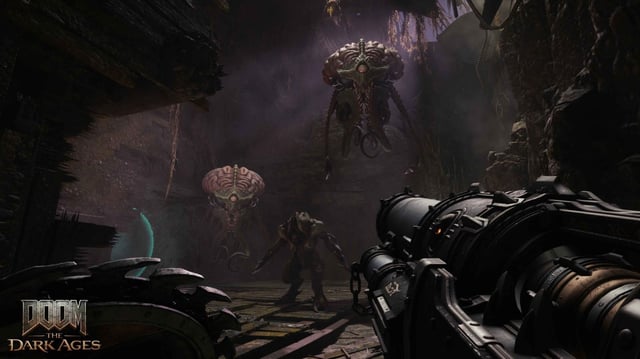 In “Doom: The Dark Ages,” players will rely on the versatile shield and a slew of brutal weapons to defeat the minions of hell. (Bethesda Softworks)