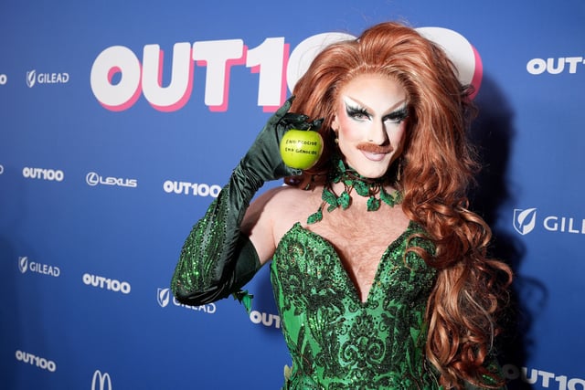 Pattie Gonia attends the Out100 Event 2024 at NeueHouse Hollywood on Dec. 11, 2024 in Hollywood, California.