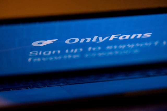 A logo for OnlyFans is seen in this illustration picture, Feb. 29, 2024