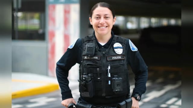 An undated image of former Westminster police officer Nicole Brown, 39, of Riverside.