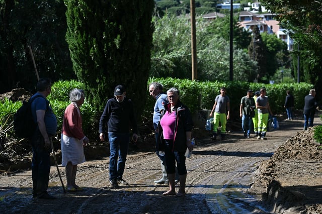 Dans le Var, plusieurs inondations meurtrières se sont produites ces dernières années. Ici à Lavandou, mardi 20 mai.