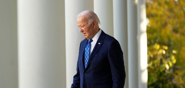 US-Präsident Joe Biden im November 2024 im Weißen Haus