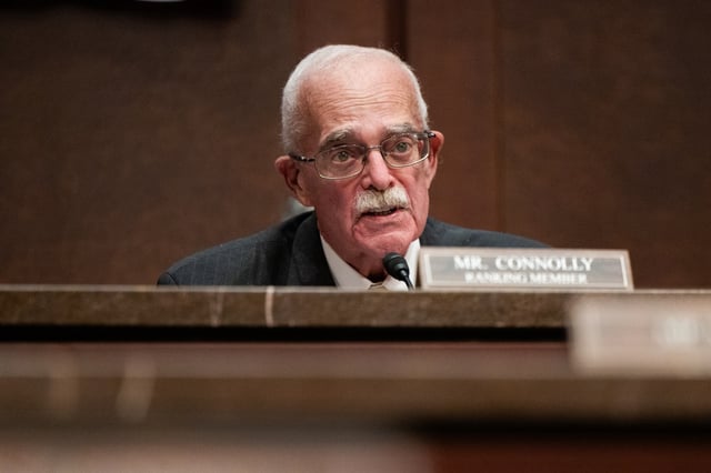 Rep. Gerry Connolly, D-Va., questions witnesses during a House Committee on Oversight and Government Reform hearing in Washington on March 5.