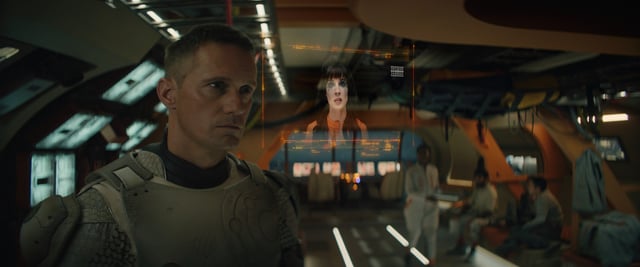 Alexander Skarsgård in &#34;Murderbot,&#34; now streaming on Apple TV+.