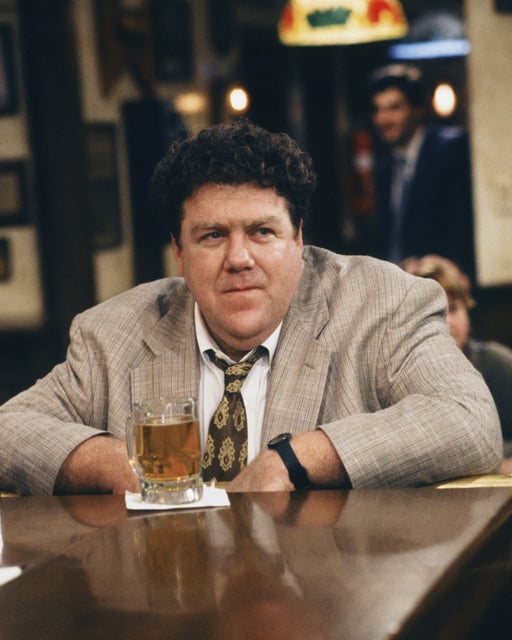 George Wendt as Norm Peterson on "Cheers" in 1993.