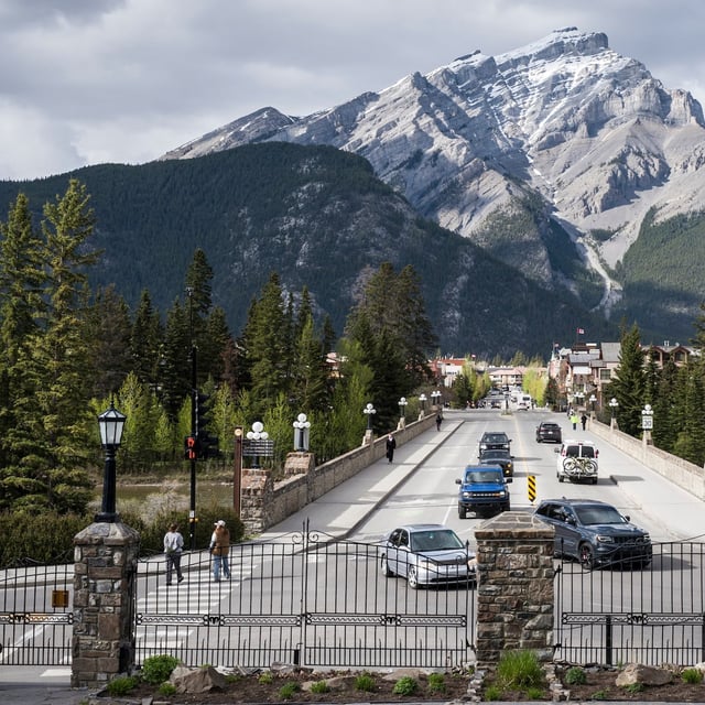 Banff Avenue is pictured prior to the G7 Finance Ministers meeting in Banff, Alta., Tuesday, May 20, 2025.THE CANADIAN PRESS/Jeff McIntosh