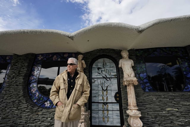 George Coulam, founder of the Texas Renaissance Festival, is shown at his home Saturday, Oct. 12, 2019, in Todd Mission.