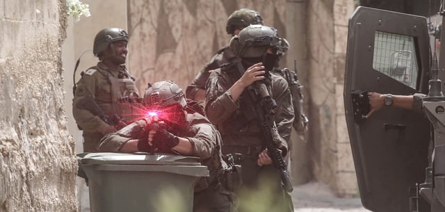 Israelische Soldaten im besetzten Westjordanland (Archiv)