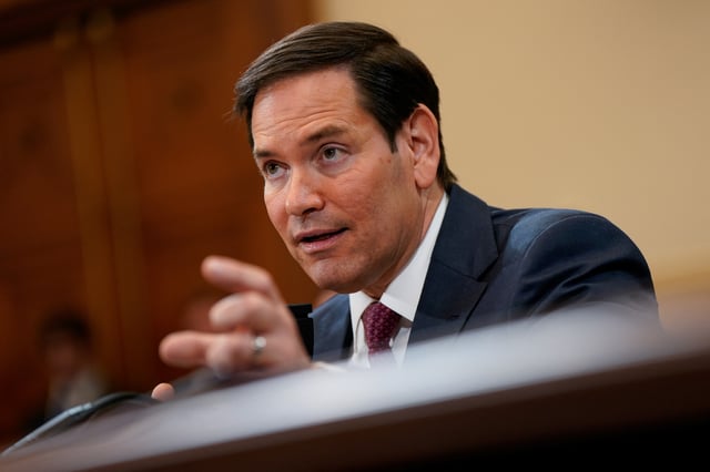 U.S. Secretary of State Marco Rubio testifies at a House Foreign Affairs Committee hearing on U.S. President Donald Trump's State Department budget request for the Department of State, on Capitol Hill in Washington, D.C., U.S., May 21, 2025. REUTERS/Elizabeth Frantz