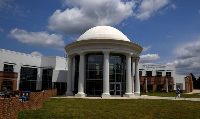 Thomas Jefferson High School for Science and Technology in July 2020 in Alexandria, Virginia.
