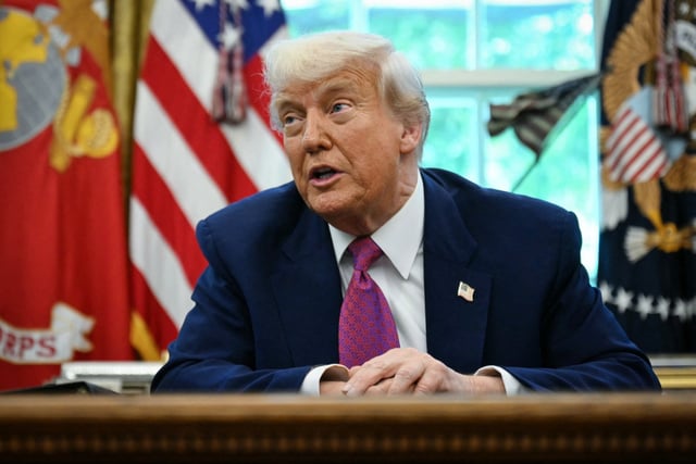 President Donald Trump at the White House on May 20, 2025.