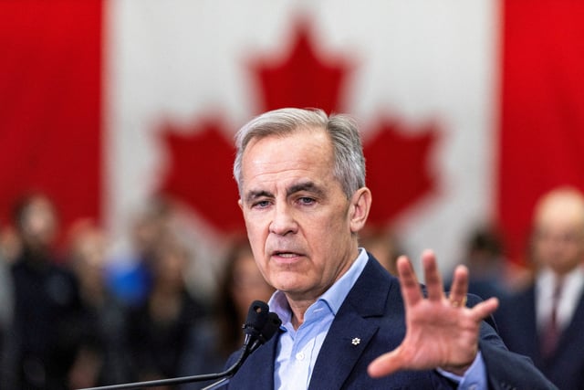 Le premier ministre canadien Mark Carney.