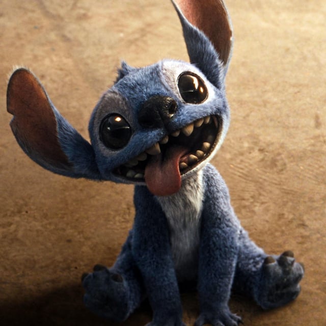 Stitch from the Lilo & Stitch Disney 2025 remake.