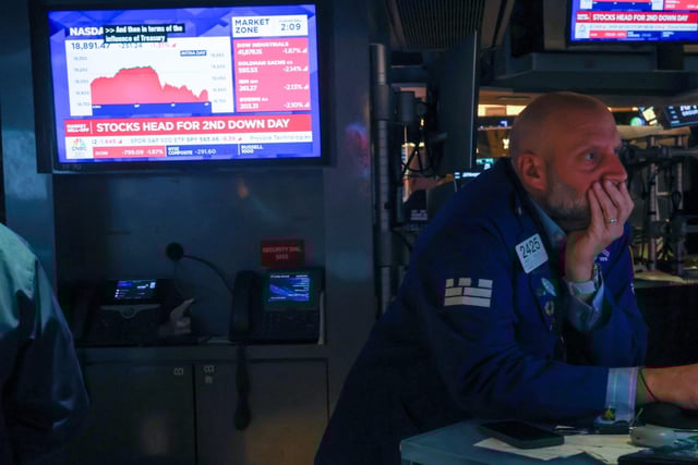 Tariff and fiscal fears are dragging the stock market and pushing bond yields higher.