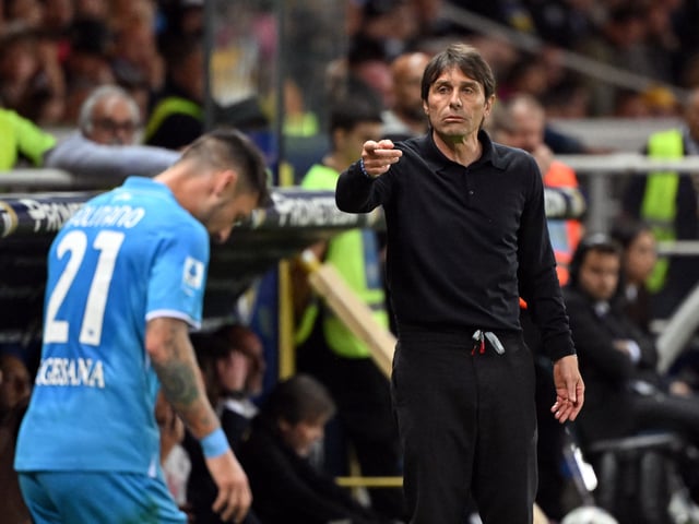 Soccer Football - Serie A - Parma v Napoli - Stadio Ennio Tardini, Parma, Italy - May 18, 2025 Napoli coach Antonio Conte REUTERS/Alberto Lingria/File Photo