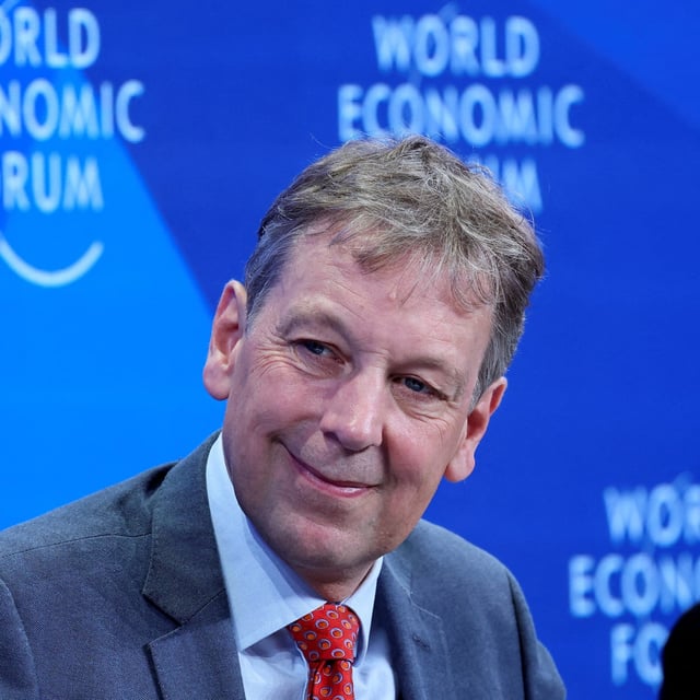 FILE PHOTO: CEO of Rio Tinto Jakob Stausholm attends the 54th annual meeting of the World Economic Forum, in Davos, Switzerland, January 18, 2024. REUTERS/Denis Balibouse/File Photo