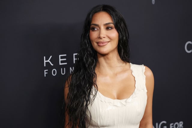 Kim Kardashian attends the 2024 Kering for Women dinner at The Pool on September 09, 2024 in New York City.