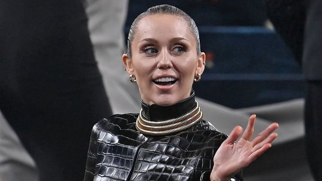 US singer-songwriter Miley Cyrus arrives for the 2025 Met Gala at the Metropolitan Museum of Art on May 5, 2025, in New York. The Gala raises money for the Metropolitan Museum of Art's Costume Institute. The 2025 Met Gala is themed Tailored for You, aligning with the Costume Institute�s exhibition, Superfine: Tailoring Black Style, set to open to the public on May 10. (Photo by Andrea RENAULT / AFP)