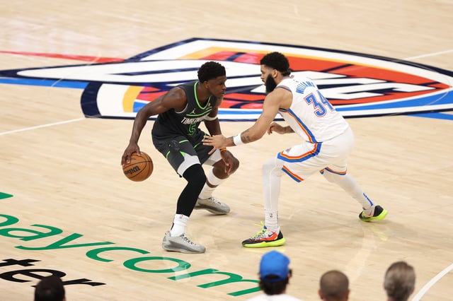 Oklahoma City is heavily favored over Minnesota in Game of the Western Conference Finals on Thursday night.