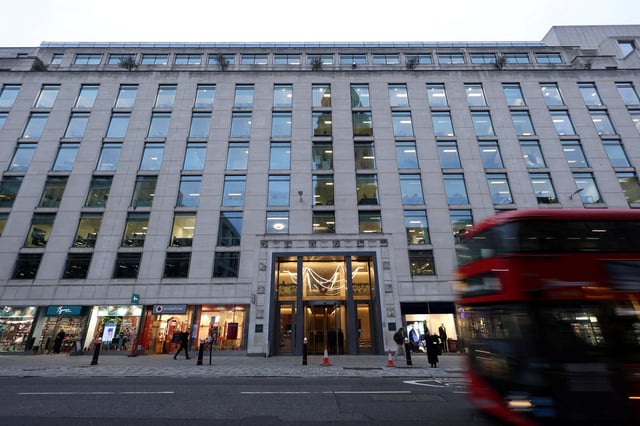A view of the office that serves as the registered address of Fenix International, OnlyFansÕ British parent company, in London, Britain, December 10, 2024. REUTERS/Mina Kim/File Photo