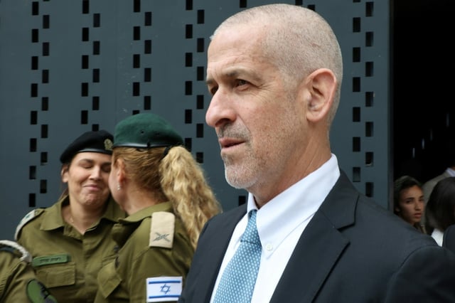 Ronen Bar, alors chef du Shin Bet, le 13 mai 2024 à Jérusalem