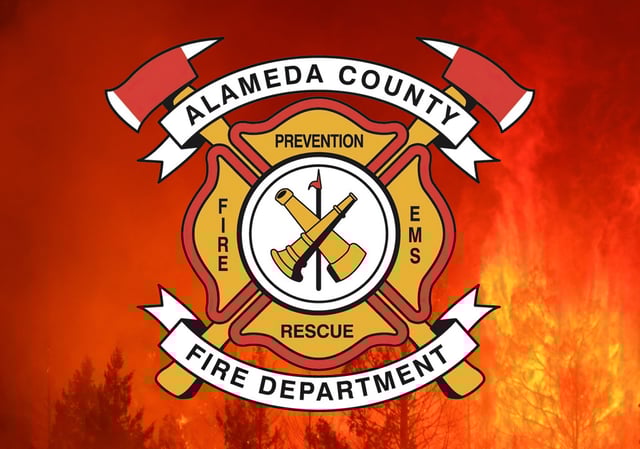 The Alameda County Fire Department logo, serving Alameda County, California. (Alameda County Fire Department via Bay City News)